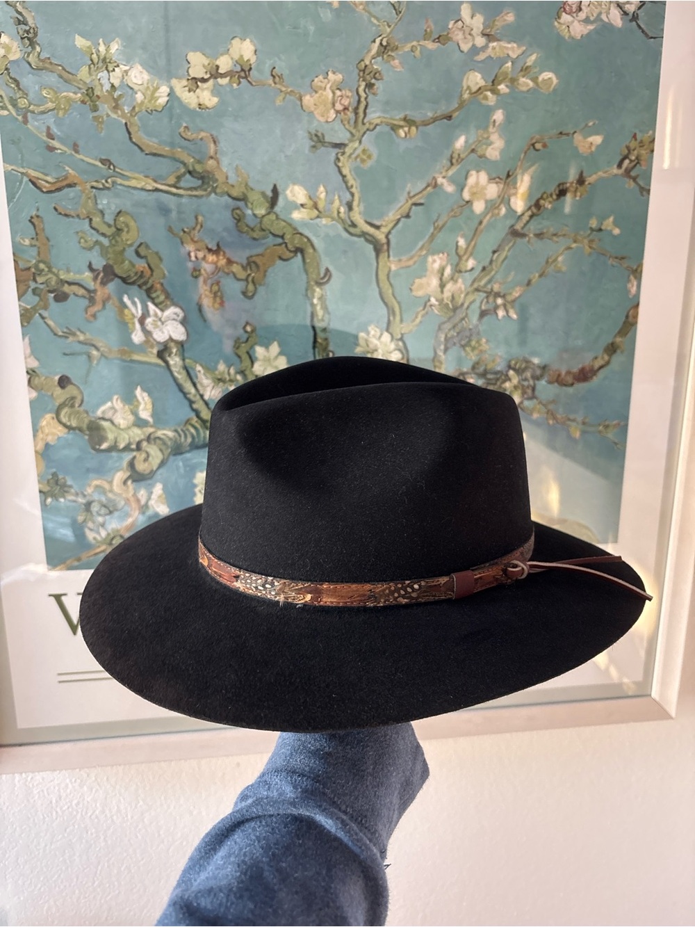 Authentic Bailey "Jackson" Wide Brim Wool Felt Hat